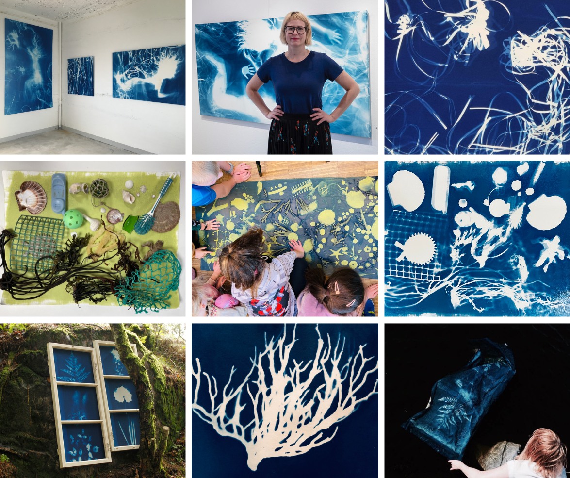 Emma Gunnarsson, visual artist. Swede, but living in Honningsvåg, NORWAY.